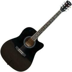 Dreadnought Elektro-Akustikgitarren Pasadena SG028CE Black Dreadnought Elektro-Akustikgitarren