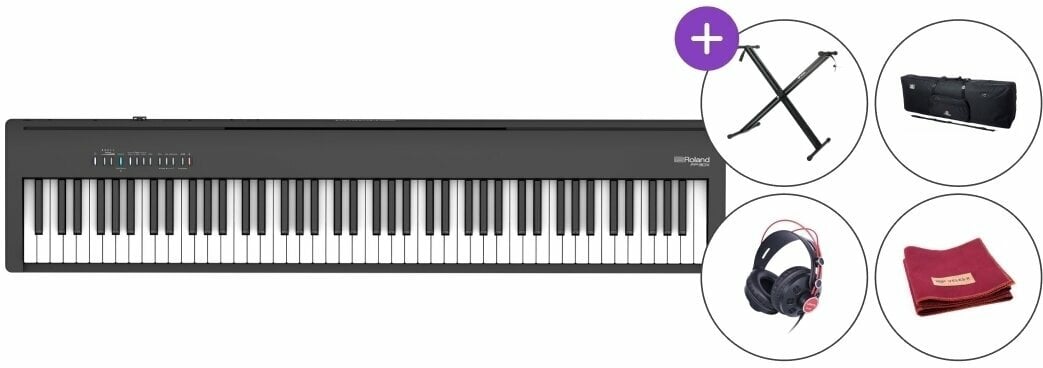 Roland FP 30X BK Portable SET Piano de scène Black