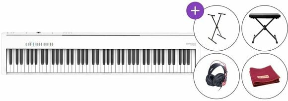 Digitálne stage piano Roland FP 30X WH SET Digitálne stage piano - 1