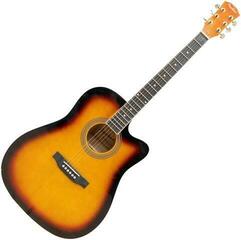 Dreadnought Guitar Pasadena SG028C Vintage Sunburst Dreadnought Guitar