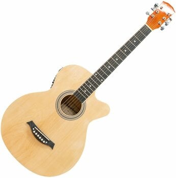Jumbo elektro-akoestische gitaar Pasadena SG026C 38 EQ NA Natural - 1
