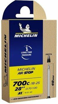 Σαμπρέλα Ποδηλάτου Michelin A1 Airstop Tube 18-25 mm 95.0 Μαύρο 48.0 Γκαλούσκα Ψυχή - 1