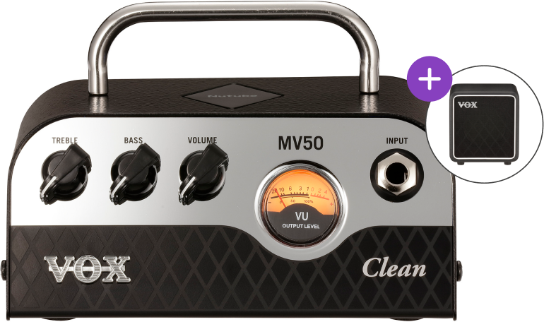 Pololampový gitarový zosilňovač Vox MV50 Clean Set Pololampový gitarový zosilňovač