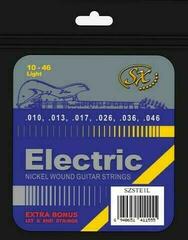 Струни за електрическа китара SX SZSTE1L Light Струни за електрическа китара