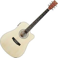 Elektroakusztikus gitár SX SD304TCE Natural Elektroakusztikus gitár (Sérült)