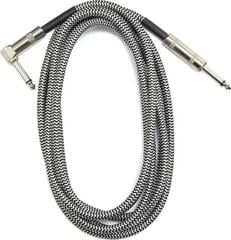 Instrumentenkabel Dr.Parts DRCA2BK 3 m Gerade Klinke - Winkelklinke Instrumentenkabel
