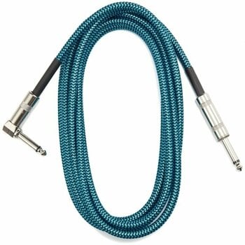 Instrument Cable Dr.Parts DRCA2BU Blue 3 m Straight - Angled - 1