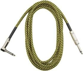 Instrumentenkabel Dr.Parts DRCA2YW 3 m Gerade Klinke - Winkelklinke Instrumentenkabel