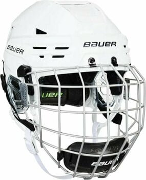 Kask hokejowy Bauer RE-AKT 85 Helmet Combo SR Biała L Kask hokejowy - 1