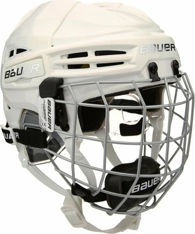 Hockeyhjelm Bauer RE-AKT 100 Helmet Combo YTH Hvid YTH Hockeyhjelm