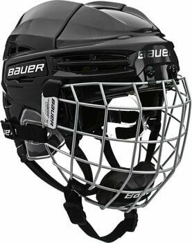 Casco de hockey Bauer RE-AKT 100 Helmet Combo YTH Negro YTH Casco de hockey - 1