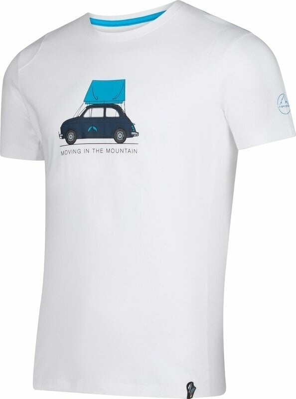 Póló La Sportiva Cinquecento T-Shirt M White/Maui S Póló