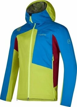 Outdoor Jacket La Sportiva Crizzle EVO Shell Jkt M Outdoor Jacket Punch/Electric Blue S - 1