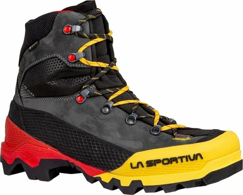 Levně La Sportiva Aequilibrium LT GTX Black/Yellow 42 Pánské outdoorové boty