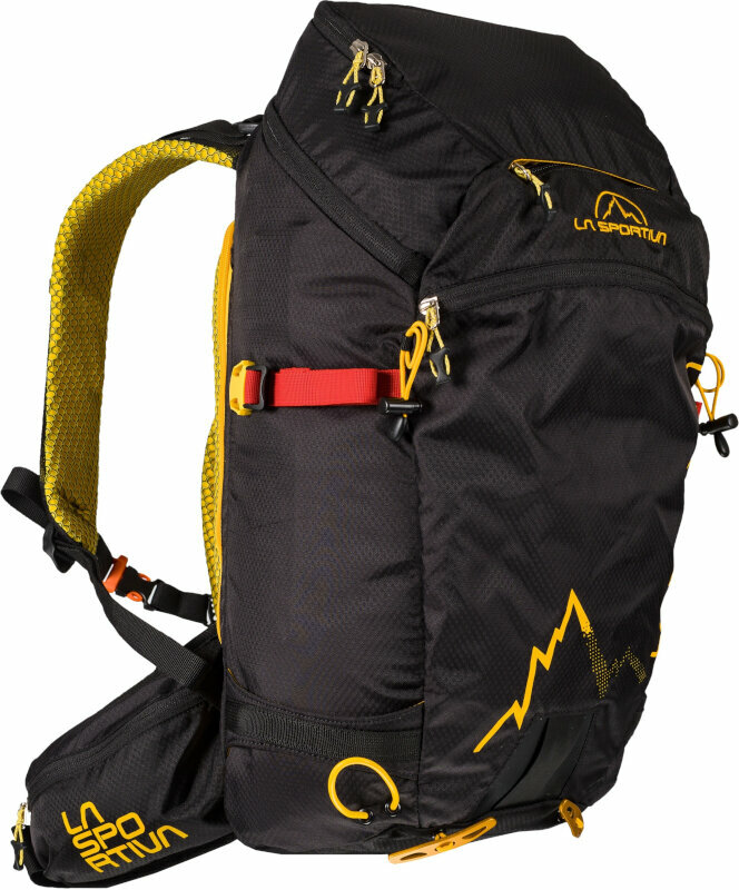 Bolsa de viaje de esquí La Sportiva Moonlite Black/Yellow Bolsa de viaje de esquí