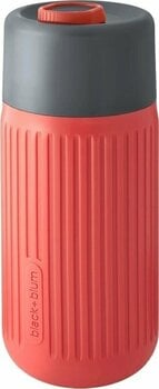 Thermo Mug, Cup black+blum Glass Travel Cup Grey/Coral 340 ml Cup - 1