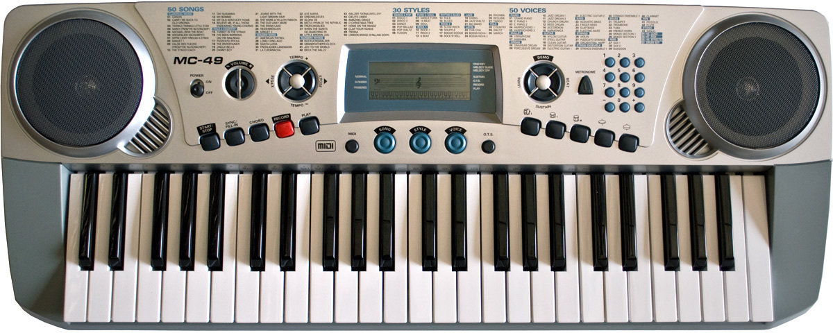 Keyboard bez dynamiky Medeli MC 49