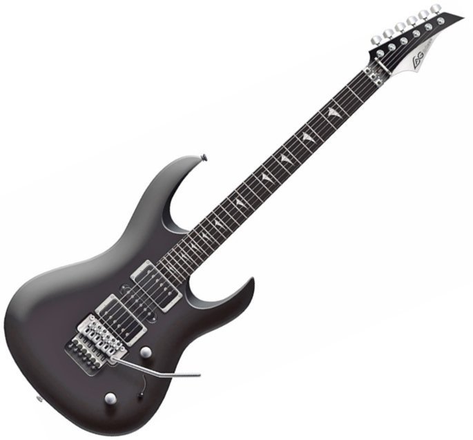 Elektromos gitár LAG AM1000-BLK Arkane Matt Design 1000 Black