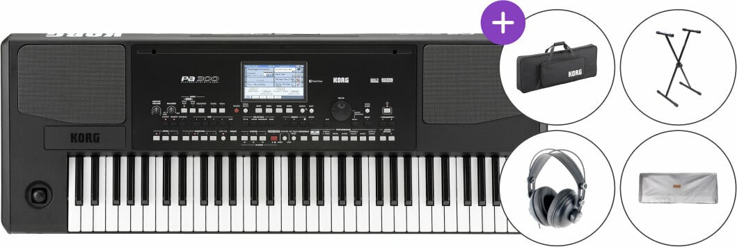 Keyboard profesjonaly Korg PA300 Professional SET