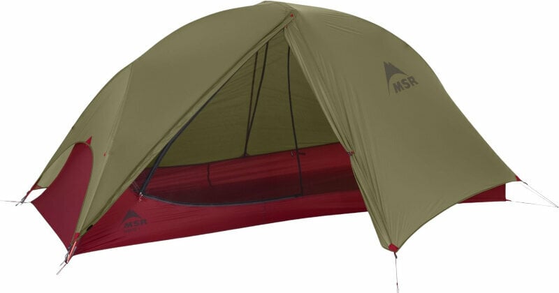 Tent MSR FreeLite 1-Person Ultralight Backpacking Tent Green/Red Tent
