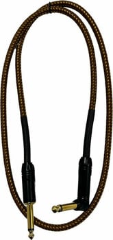Instrument Cable Lewitz TGC055 Brown 1 m Straight - Angled - 1