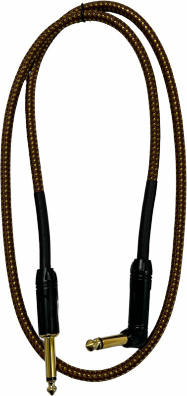Instrument Cable Lewitz TGC055 Brown 3 m Straight - Angled