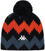 Шапка за ски Kappa 6Cento Pomok G Beanie Black/Grey Asphalt/Orange Smutty Graphic 04 Шапка за ски
