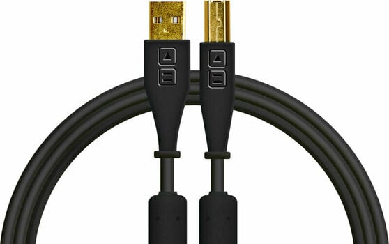 USB кабел DJ Techtools Chroma Cable Черeн 1,5 m USB кабел - 1