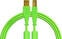 Καλώδιο USB DJ Techtools Chroma Cable Πράσινο χρώμα 1,5 m Καλώδιο USB