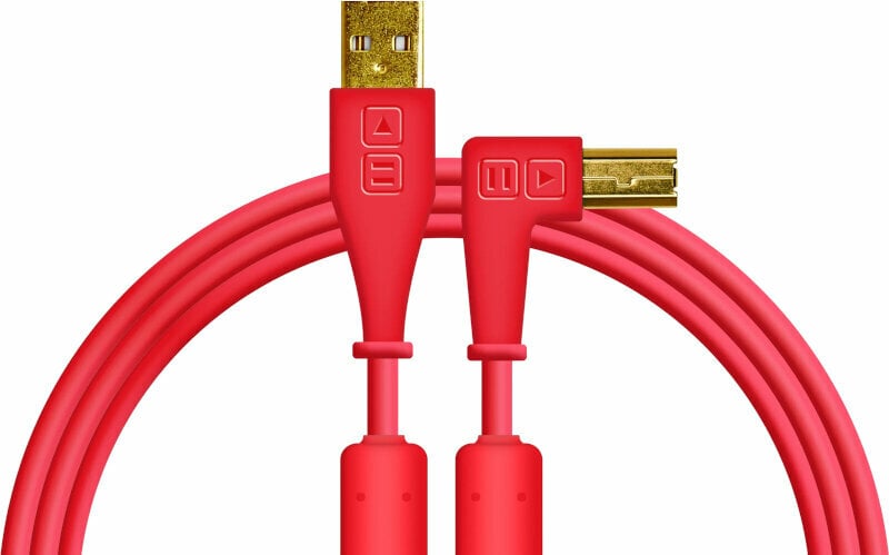 USB Cable DJ Techtools Chroma Cable Red 1,5 m USB Cable