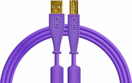 USB кабел DJ Techtools Chroma Cable Лилав 1,5 m USB кабел - 1