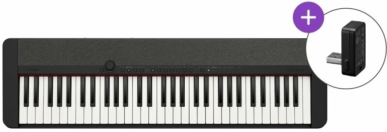 Keyboard s dynamikou Casio CT-S1 Black SET