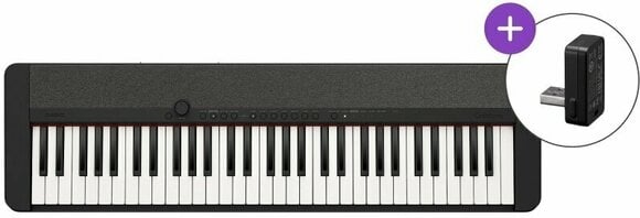 Keyboard with Touch Response Casio CT-S1 Black SET - 1