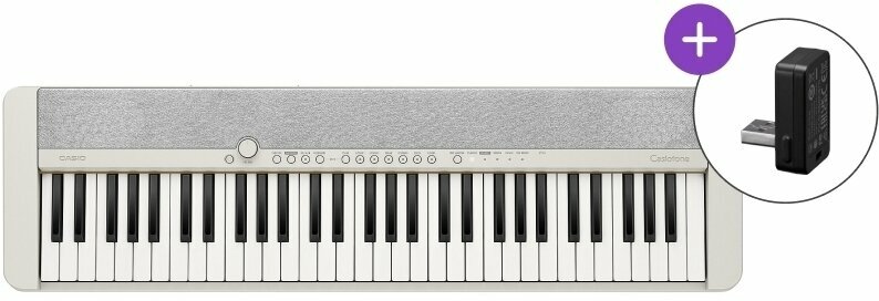 Keyboard mit Touch Response Casio CT-S1 White SET