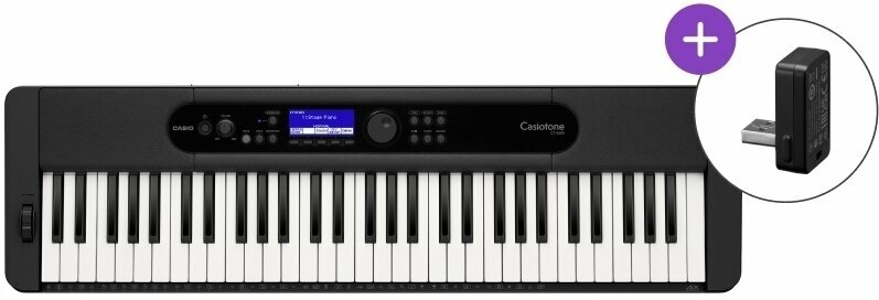 Keyboard met aanslaggevoeligheid Casio CT-S400 SET