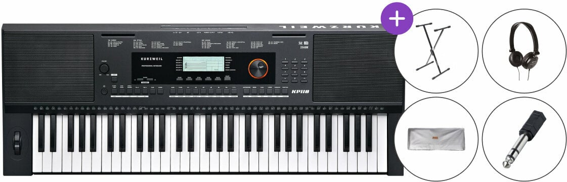 Keyboard mit Touch Response Kurzweil KP110 Set