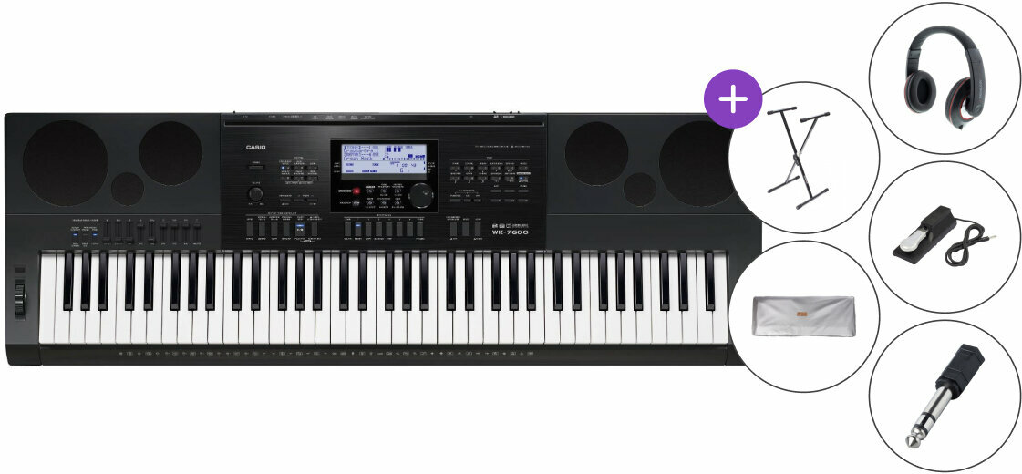 Keyboard mit Touch Response Casio WK 7600 Set