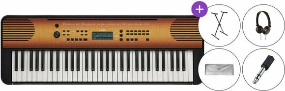 Keyboard met aanslaggevoeligheid Yamaha PSR E360 Maple SET - 1