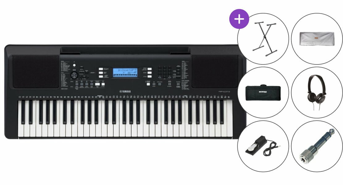 Keyboard met aanslaggevoeligheid Yamaha PSR-E373 Deluxe Set