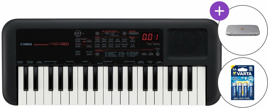 Keyboard s dynamikou Yamaha PSS-A50 SET