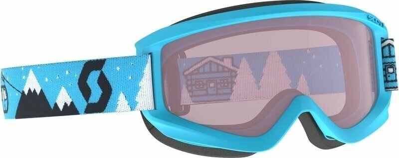 Skibriller Scott Junior Agent Goggle Blue/White/Enhancer Skibriller