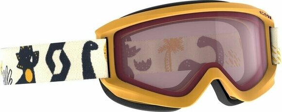 Skibriller Scott Junior Agent Goggle Yellow/White/Enhancer Skibriller - 1