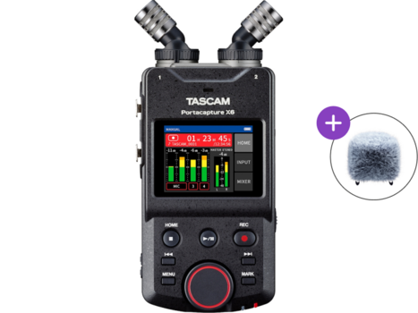 Bärbar digital inspelare Tascam Portacapture X6 SET - 1