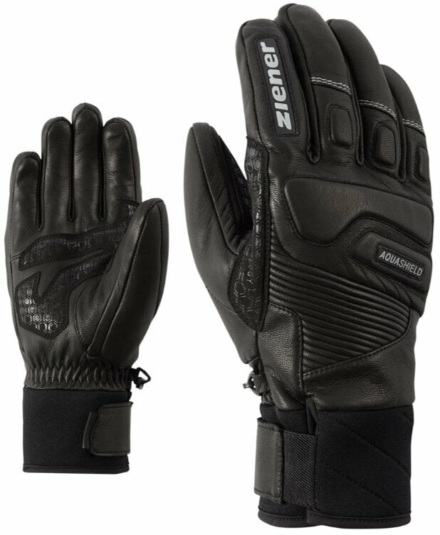 Ski Gloves Ziener Gisor AS® Black 10 Ski Gloves