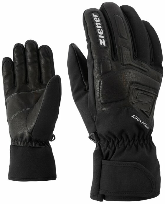 Smučarske rokavice Ziener Glyxus AS® Black 10 Smučarske rokavice