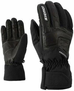 Ski Gloves Ziener Glyxus AS® Black 10 Ski Gloves - 1