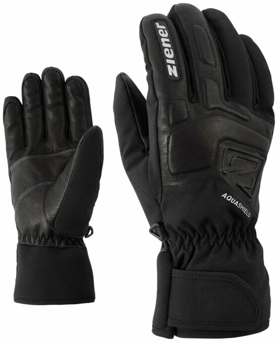 Lyžařské rukavice Ziener Glyxus AS® Black 8,5 Lyžařské rukavice