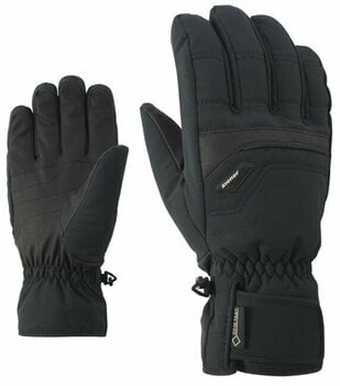Smučarske rokavice Ziener Glyn GTX + Gore Plus Black 8,5 Smučarske rokavice - 1