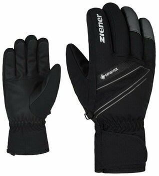Ski-handschoenen Ziener Gunar GTX Black/Magnet 8,5 Ski-handschoenen - 1