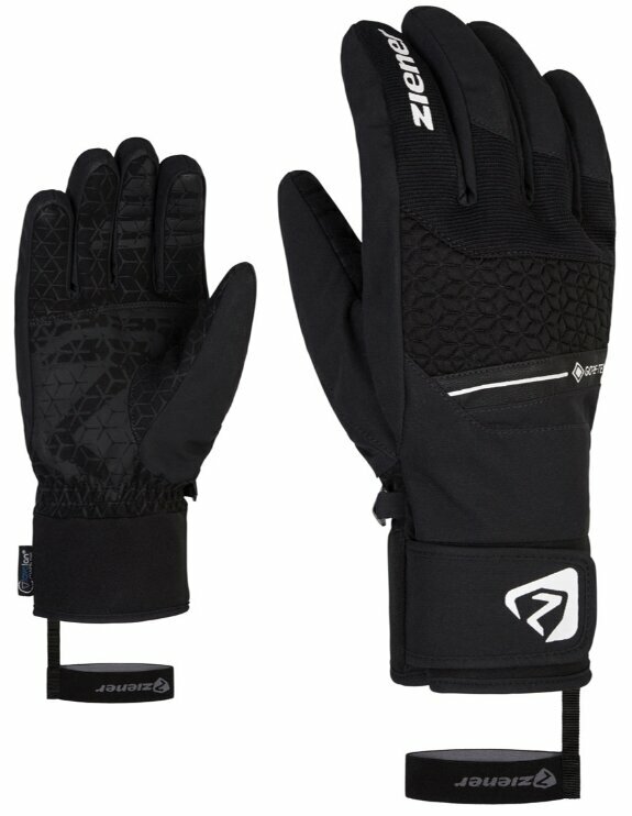 Lyžiarske rukavice Ziener Granit GTX AW Black 10 Lyžiarske rukavice